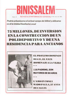 N&uacute;mero 6 - Publicat 14 de Juny de 1981
