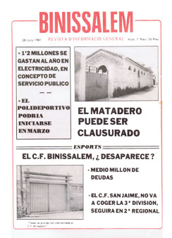 N&uacute;mero 7 - Publicat 28 de Juny de 1981